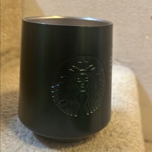 Starbucks Black Tumbler Stainless Steel 12Oz.  New